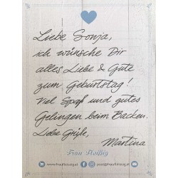 Grußkarte "Alles Liebe!"